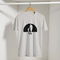 Retro Sunset Graphic Arabic Tee, Arabic graphic design by Cairo NYC (view 6)