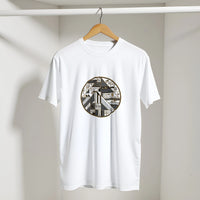 Geometric Egyptian Art Deco Arabic Tee, Arabic graphic design by Cairo NYC (view 10)