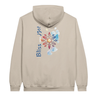 Watercolor Pure Bliss Bliss Hoodie in Sand, Arabic graphic design by Cairo NYC