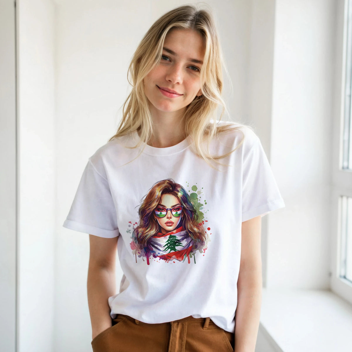 Lebanese Cedar Vintage Tee, Arabic graphic design by Cairo NYC (view 17)