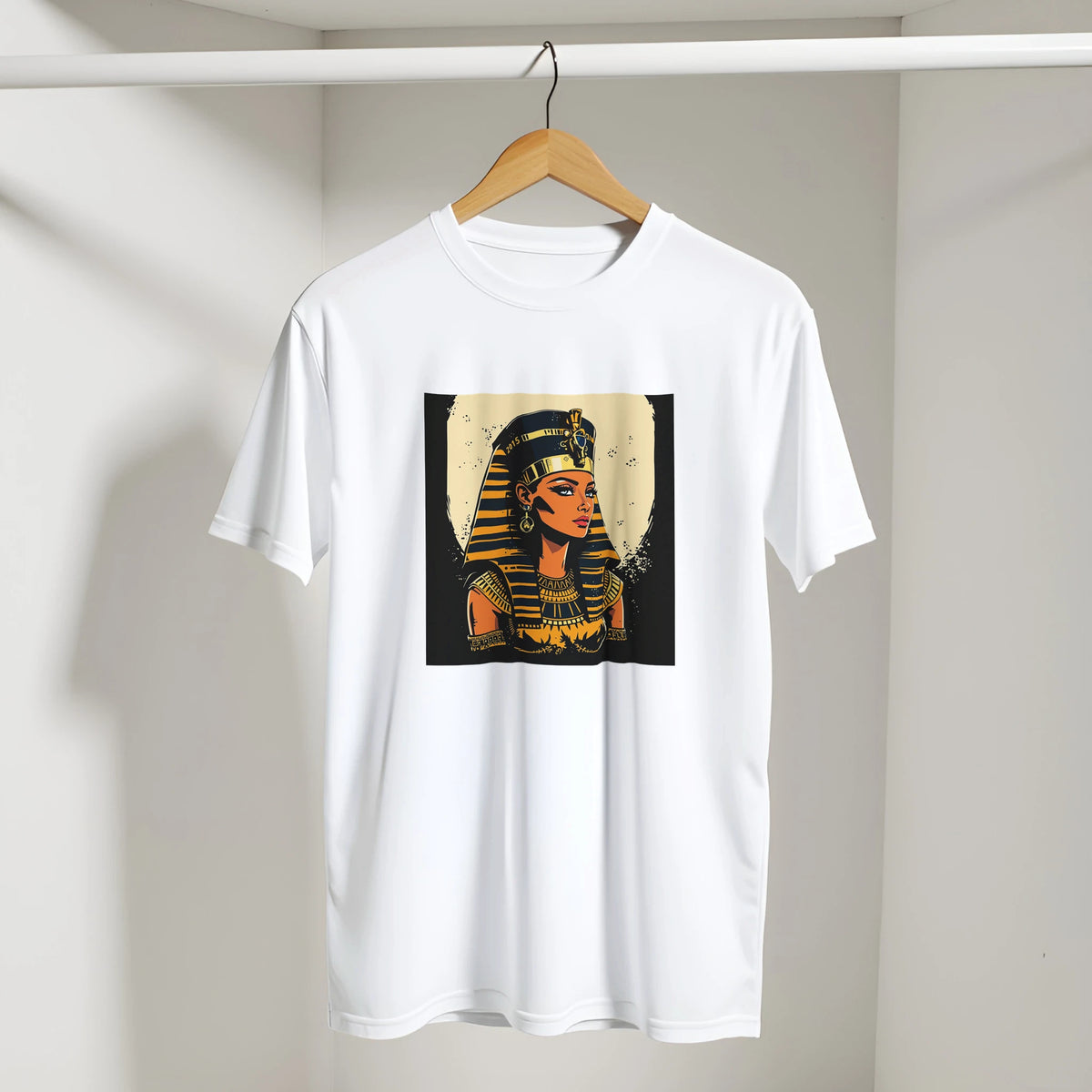 Egyptian Queen Retro Arabic Tee, Arabic graphic design by Cairo NYC (view 10)