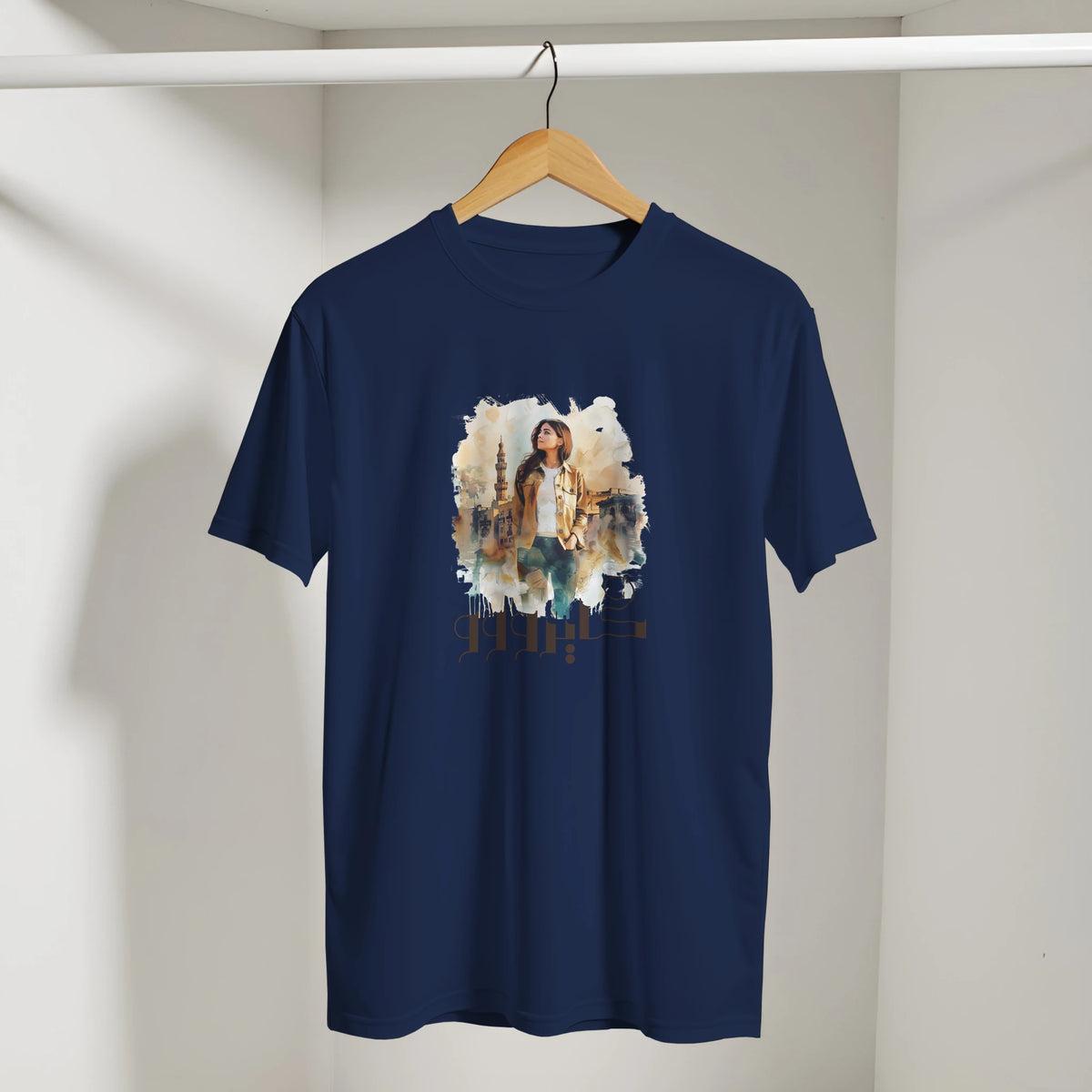 Soulful Cityscape Cairo Tee, Arabic graphic design by Cairo NYC (view 15)