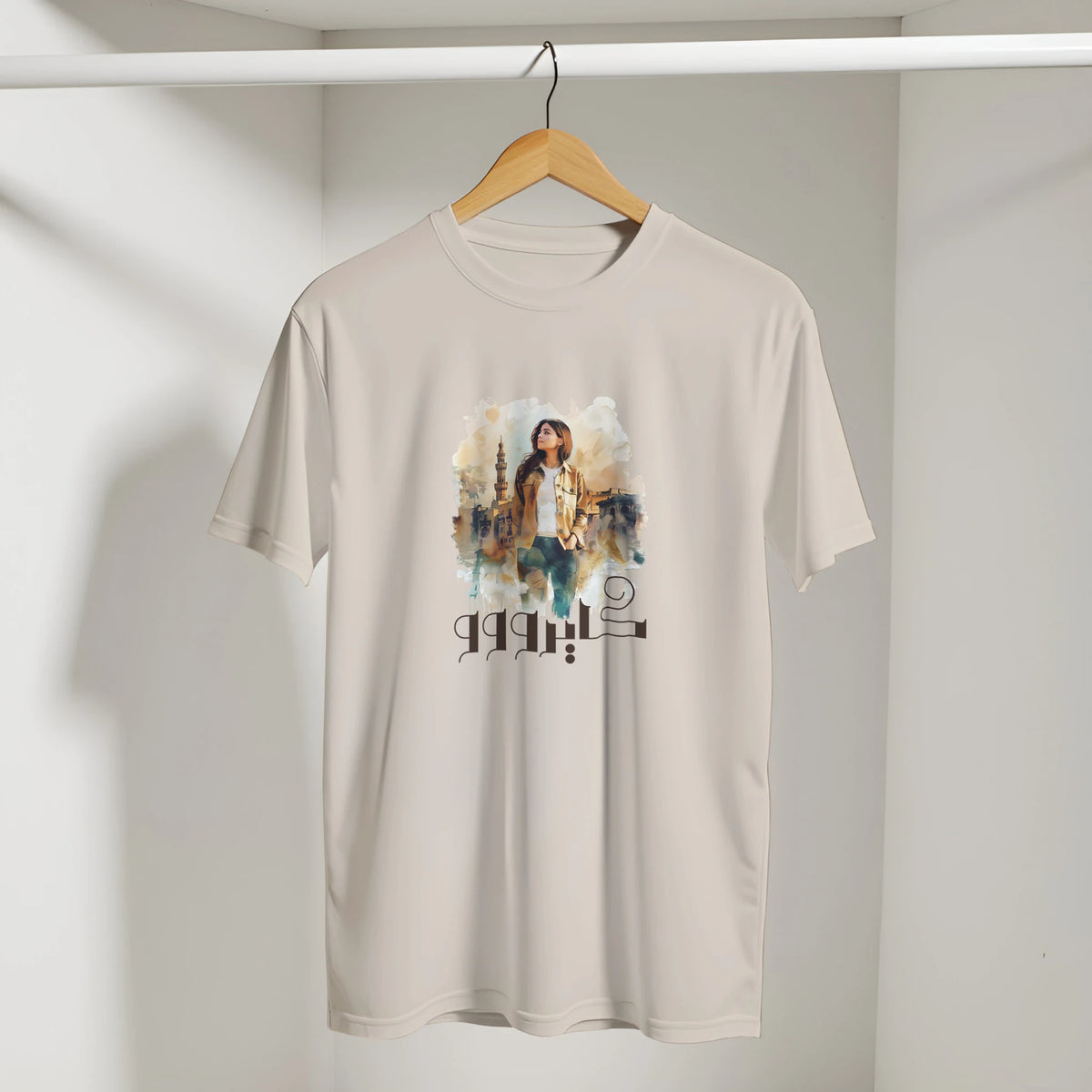Soulful Cityscape Cairo Tee, Arabic graphic design by Cairo NYC (view 11)