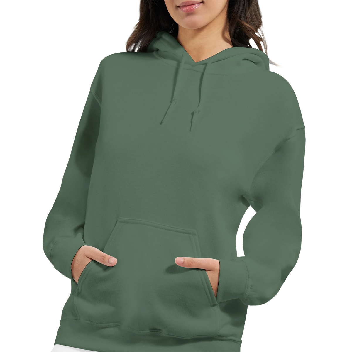 It's a Vibe Floral Arabic Hoodie in Military Green, Arabic graphic design by Cairo NYC