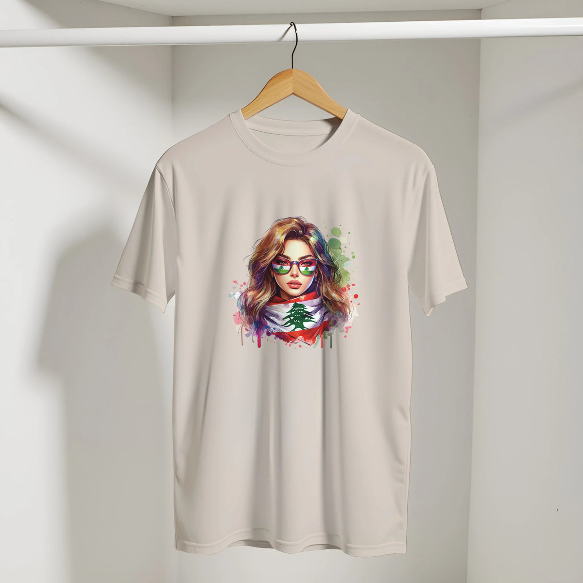 Lebanese Cedar Vintage Tee, Arabic graphic design by Cairo NYC (view 11)