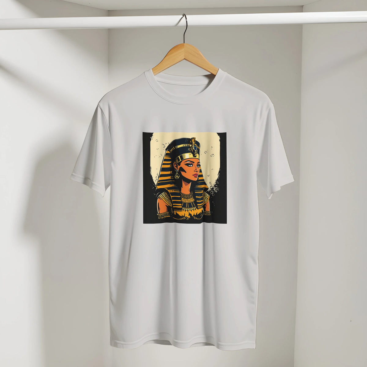 Egyptian Queen Retro Arabic Tee, Arabic graphic design by Cairo NYC (view 6)