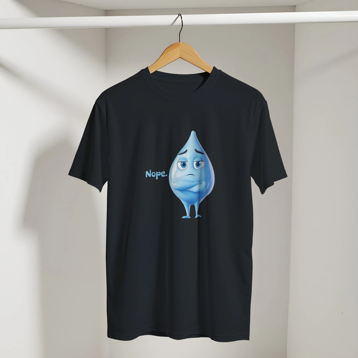 Nope Arabic Graphic Tee, Arabic graphic design by Cairo NYC (view 4)