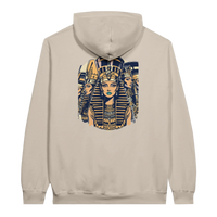 Ancient Egypt Queens hoodie in Sand, Arabic graphic design by Cairo NYC