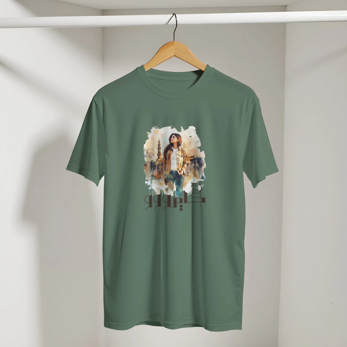 Soulful Cityscape Cairo Tee, Arabic graphic design by Cairo NYC (view 8)