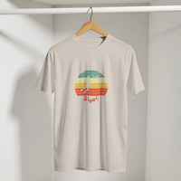 Eshta Retro Sunset Basketball Tee, Arabic graphic design by Cairo NYC (view 11)