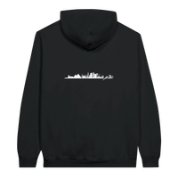 Cairo Skyline Silhouette Hoodie in Black, Arabic graphic design by Cairo NYC