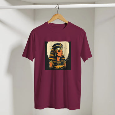 Egyptian Queen Retro Arabic Tee, Arabic graphic design by Cairo NYC (view 2)