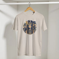 Egyptian Pharaoh Queens Retro Arabic Tee in Sand, Arabic graphic design by Cairo NYC