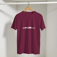 Cairo Skyline Sunset Arabic Tee, Arabic graphic design by Cairo NYC (view 5)