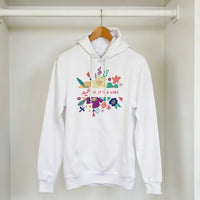 It's a Vibe Floral Arabic Hoodie, Arabic graphic design by Cairo NYC (view 20)