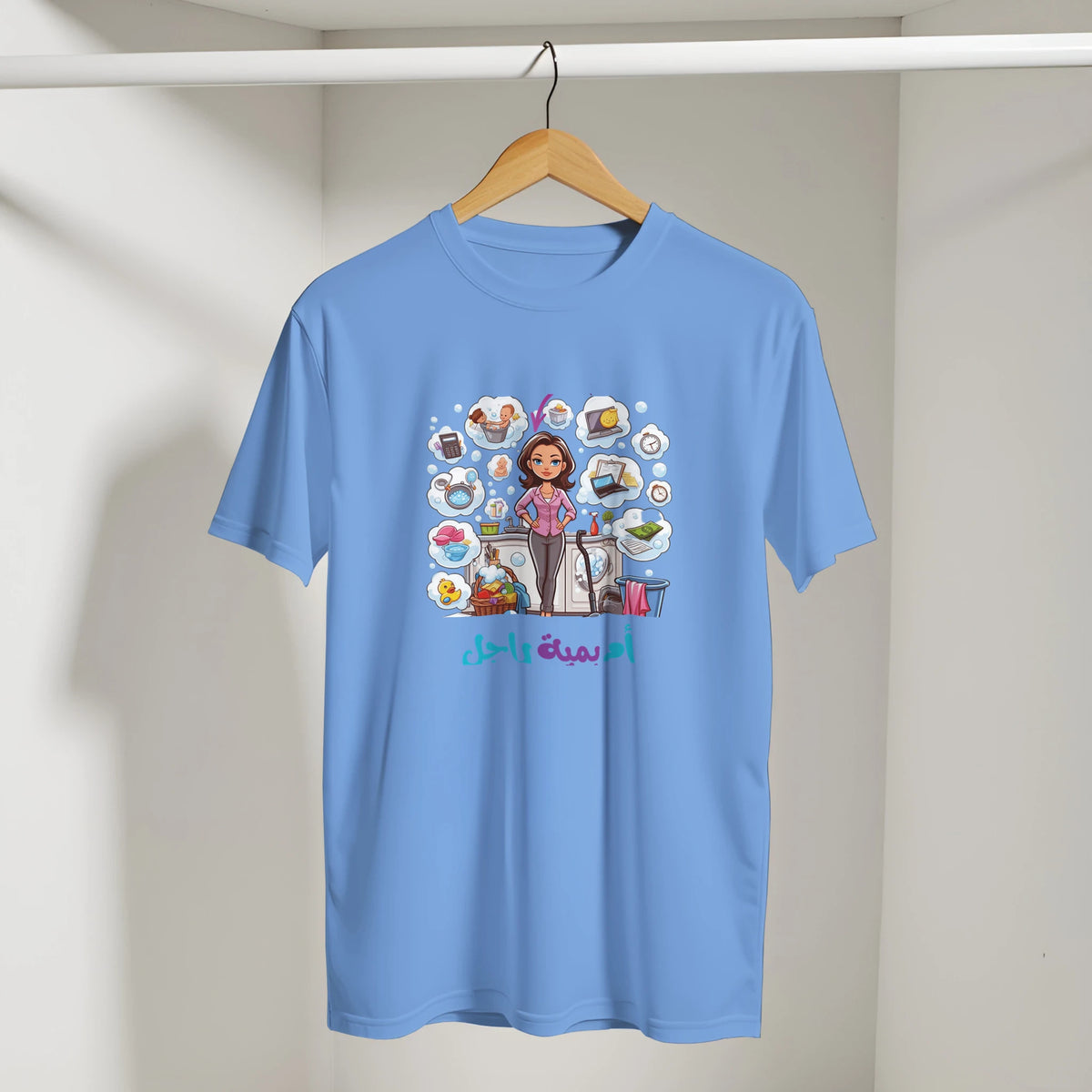 Arabic Mom Streetwear Tee, Arabic graphic design by Cairo NYC (view 16)