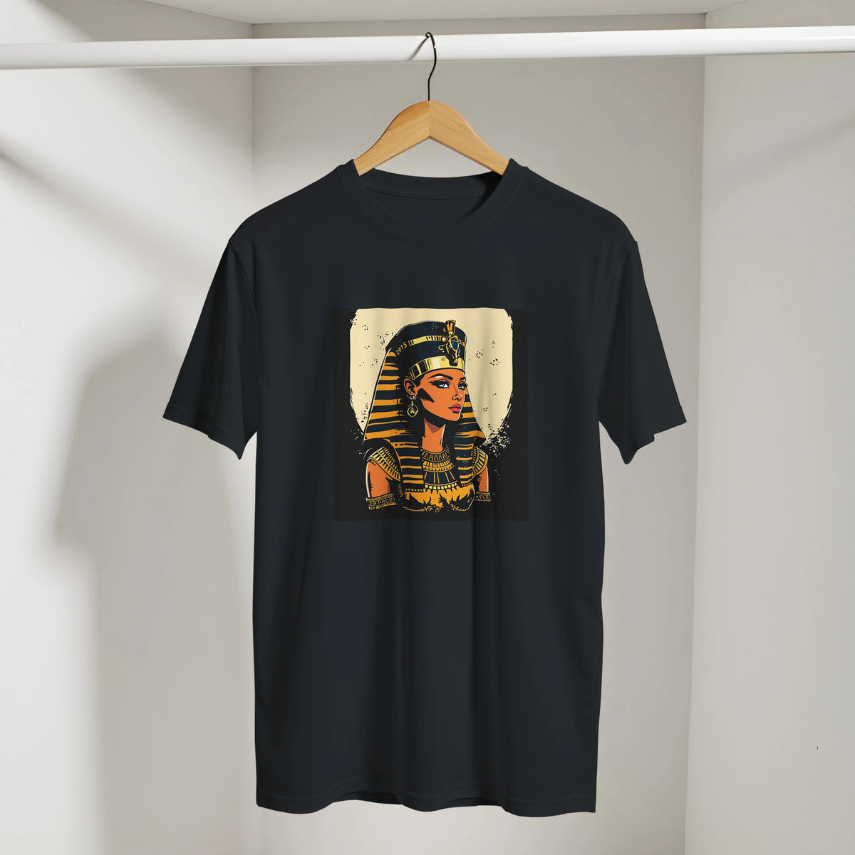 Egyptian Queen Retro Arabic Tee, Arabic graphic design by Cairo NYC (view 4)