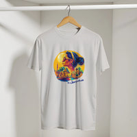 Egyptian Sunset Diva Cityscape Tee, Arabic graphic design by Cairo NYC (view 9)
