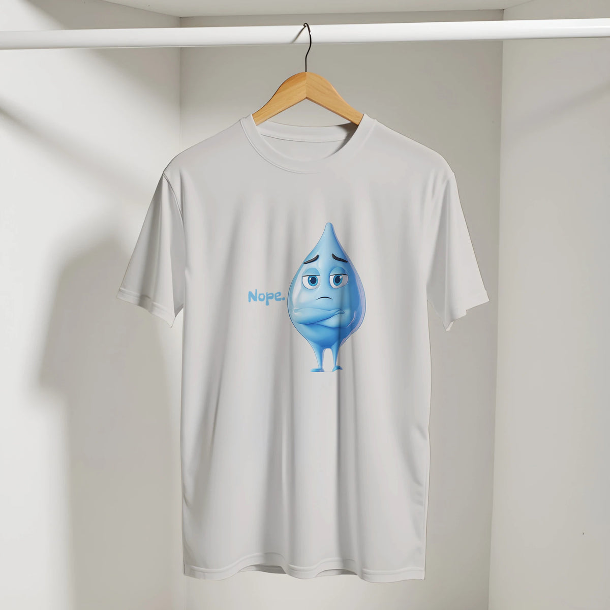 Nope Arabic Graphic Tee, Arabic graphic design by Cairo NYC (view 6)