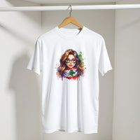 Lebanese Cedar Vintage Tee in White, Arabic graphic design by Cairo NYC