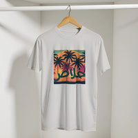 Khalas Sunset Tee, Arabic graphic design by Cairo NYC (view 11)