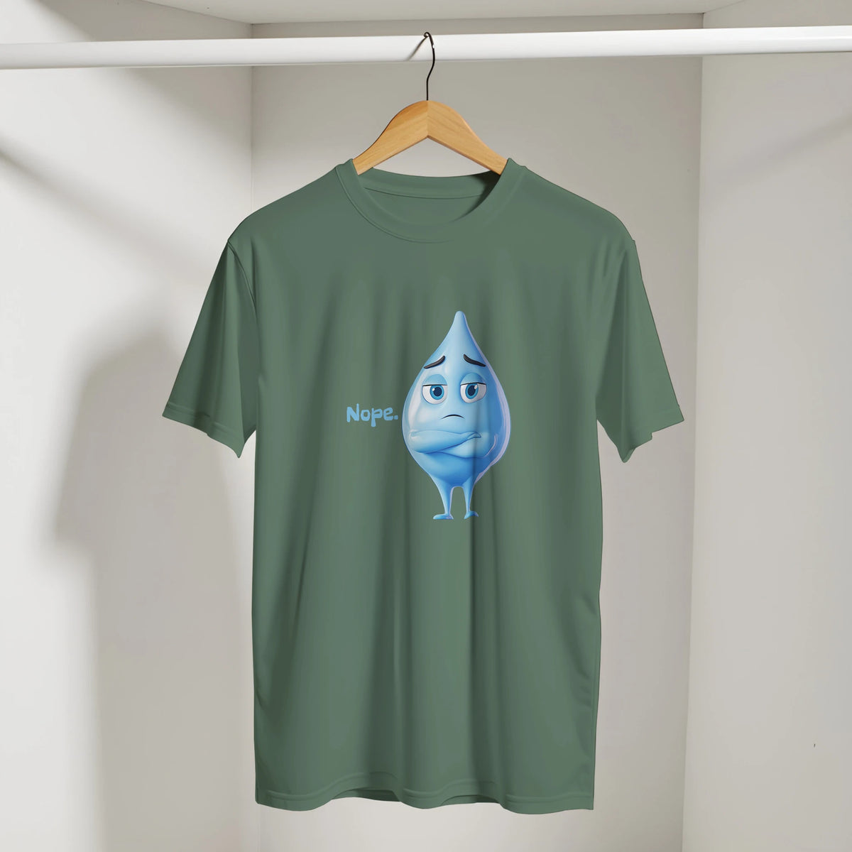 Nope Arabic Graphic Tee, Arabic graphic design by Cairo NYC (view 8)