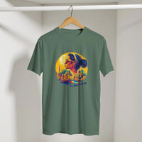 Egyptian Sunset Diva Cityscape Tee, Arabic graphic design by Cairo NYC (view 10)