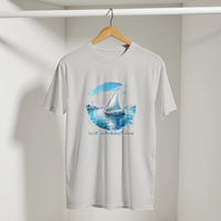Nile Felucca Arabic Tee, Arabic graphic design by Cairo NYC (view 11)