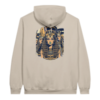 Ancient Egypt Queens hoodie in Sand, Arabic graphic design by Cairo NYC
