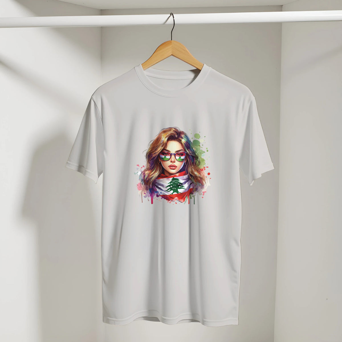 Lebanese Cedar Vintage Tee, Arabic graphic design by Cairo NYC (view 6)
