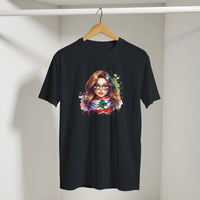 Lebanese Cedar Vintage Tee in Black, Arabic graphic design by Cairo NYC
