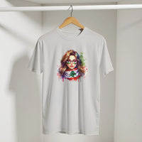 Lebanese Cedar Vintage Tee in Ice Grey, Arabic graphic design by Cairo NYC