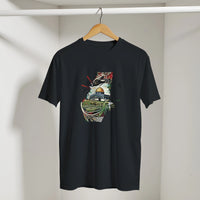 Palestine Dome Olive Branches Keffiyeh Tee, Arabic graphic design by Cairo NYC (view 10)