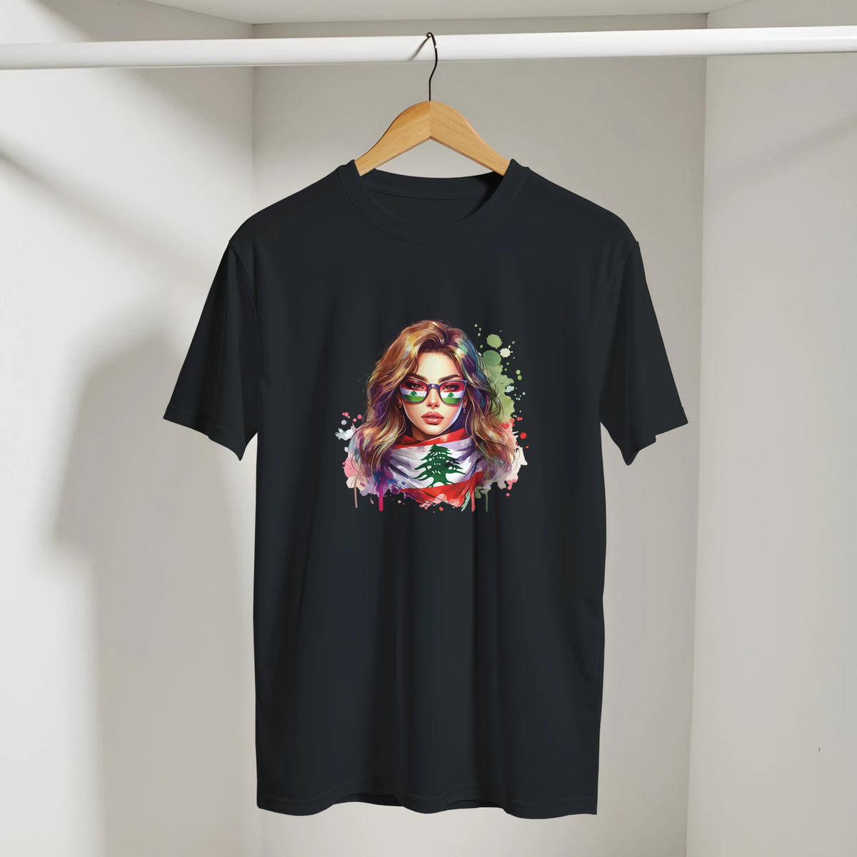 Lebanese Cedar Vintage Tee, Arabic graphic design by Cairo NYC (view 4)