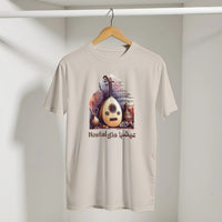 Arabic Oud Nostalgia Retro Tee in Sand, Arabic graphic design by Cairo NYC