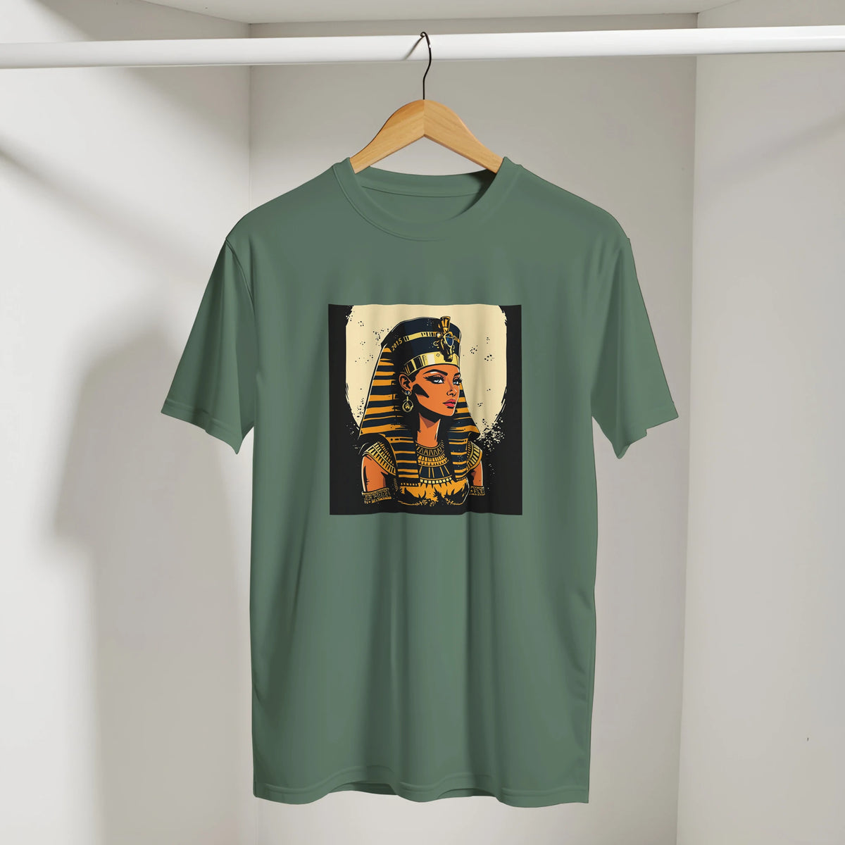Egyptian Queen Retro Arabic Tee, Arabic graphic design by Cairo NYC (view 8)
