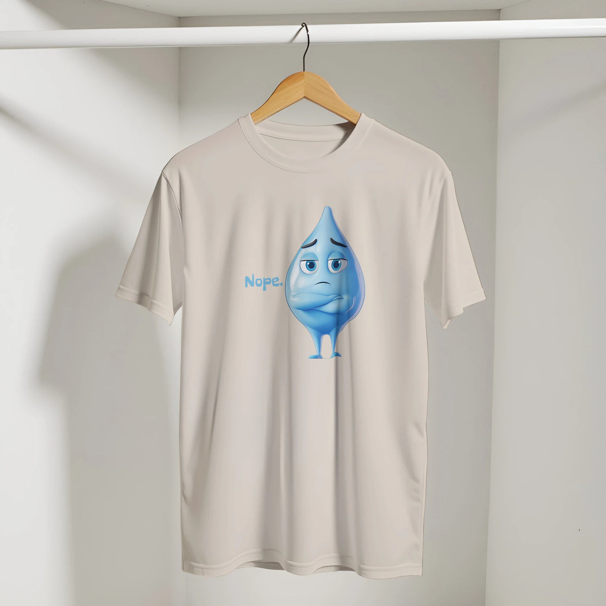 Nope Arabic Graphic Tee, Arabic graphic design by Cairo NYC (view 3)