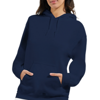 It's a Vibe Floral Arabic Hoodie in Navy, Arabic graphic design by Cairo NYC