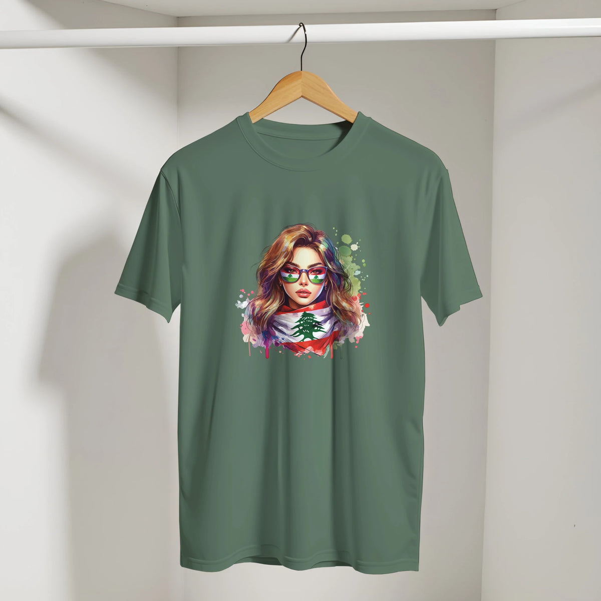 Lebanese Cedar Vintage Tee, Arabic graphic design by Cairo NYC (view 8)