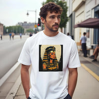 Egyptian Queen Retro Arabic Tee, Arabic graphic design by Cairo NYC (view 18)